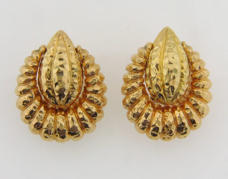 18K YELLOW GOLD EARRING | 18 Karat Appraisers | Beverly Hills, CA | Fine Jewelry