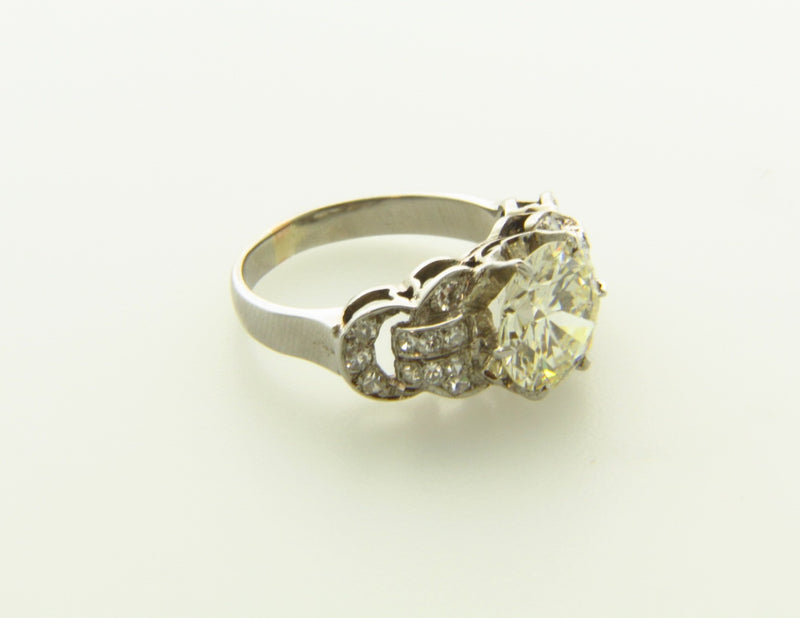 18K White Gold, Diamond Solitaire Ring | 18 Karat Appraisers | Beverly Hills, CA | Fine Jewelry