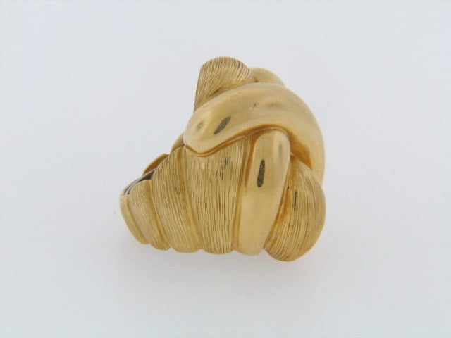 18K-YG KNOT MOTIF RING BY "HENRY DUNAY" | 18 Karat Appraisers | Beverly Hills, CA | Fine Jewelry