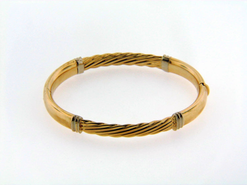 14K Yellow Gold Bangle Bracelet | 18 Karat Appraisers | Beverly Hills, CA | Fine Jewelry