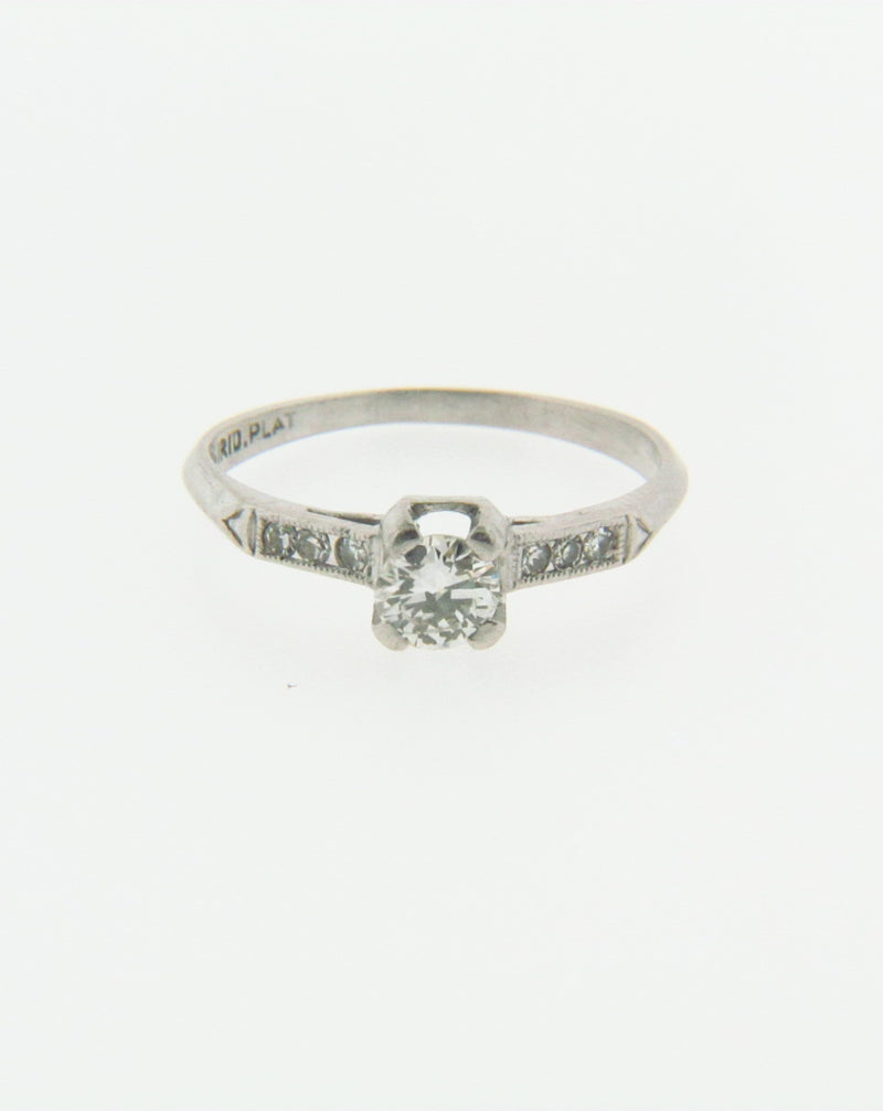 Platinum Diamond Solitaire Ring | 18 Karat Appraisers | Beverly Hills, CA | Fine Jewelry