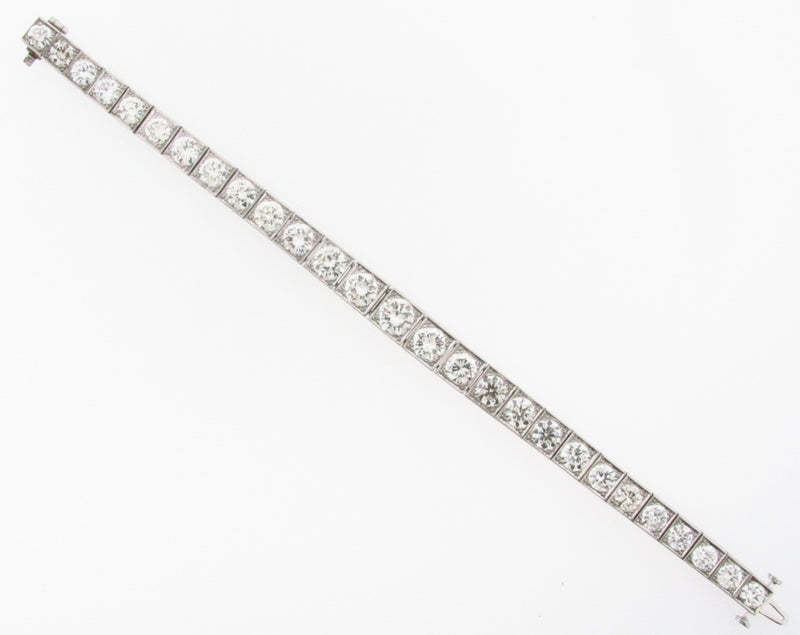 Platinum Diamond Tennis Bracelet | 18 Karat Appraisers | Beverly Hills, CA | Fine Jewelry