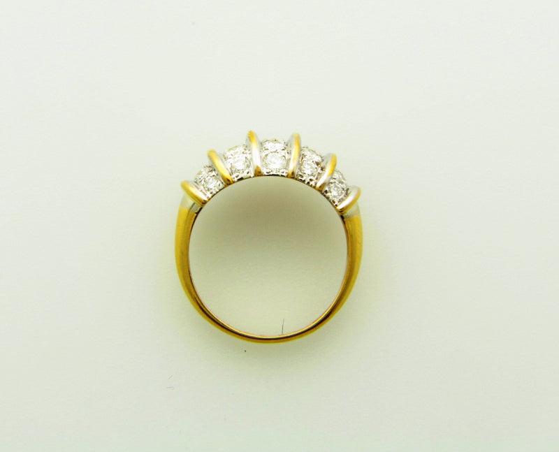 18K Yellow Gold, Diamond Band | 18 Karat Appraisers | Beverly Hills, CA | Fine Jewelry