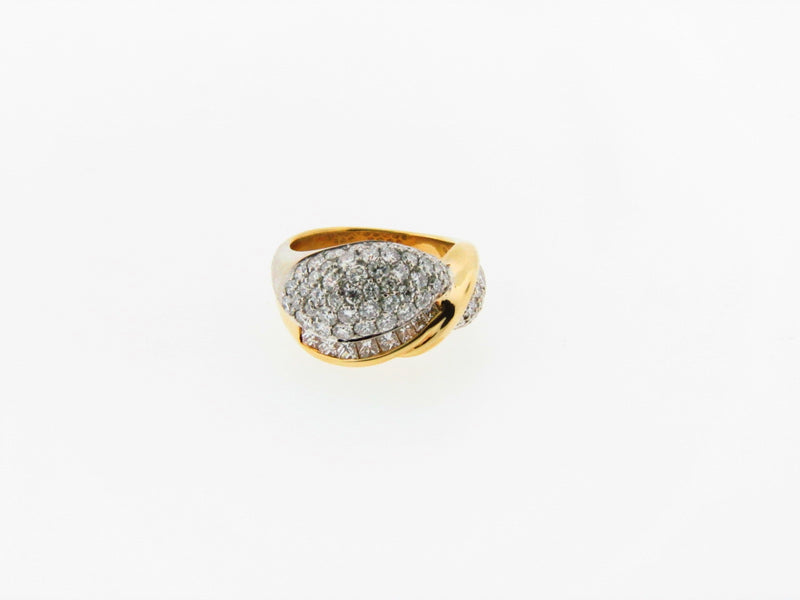 18K Yellow Gold Diamond ring | 18 Karat Appraisers | Beverly Hills, CA | Fine Jewelry