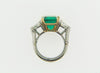 Platinum and 18K Yellow Gold Emerald and Diamond Ring | 18 Karat Appraisers | Beverly Hills, CA | Fine Jewelry