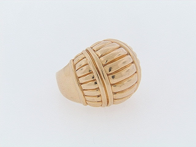 14K-YG DOME RING